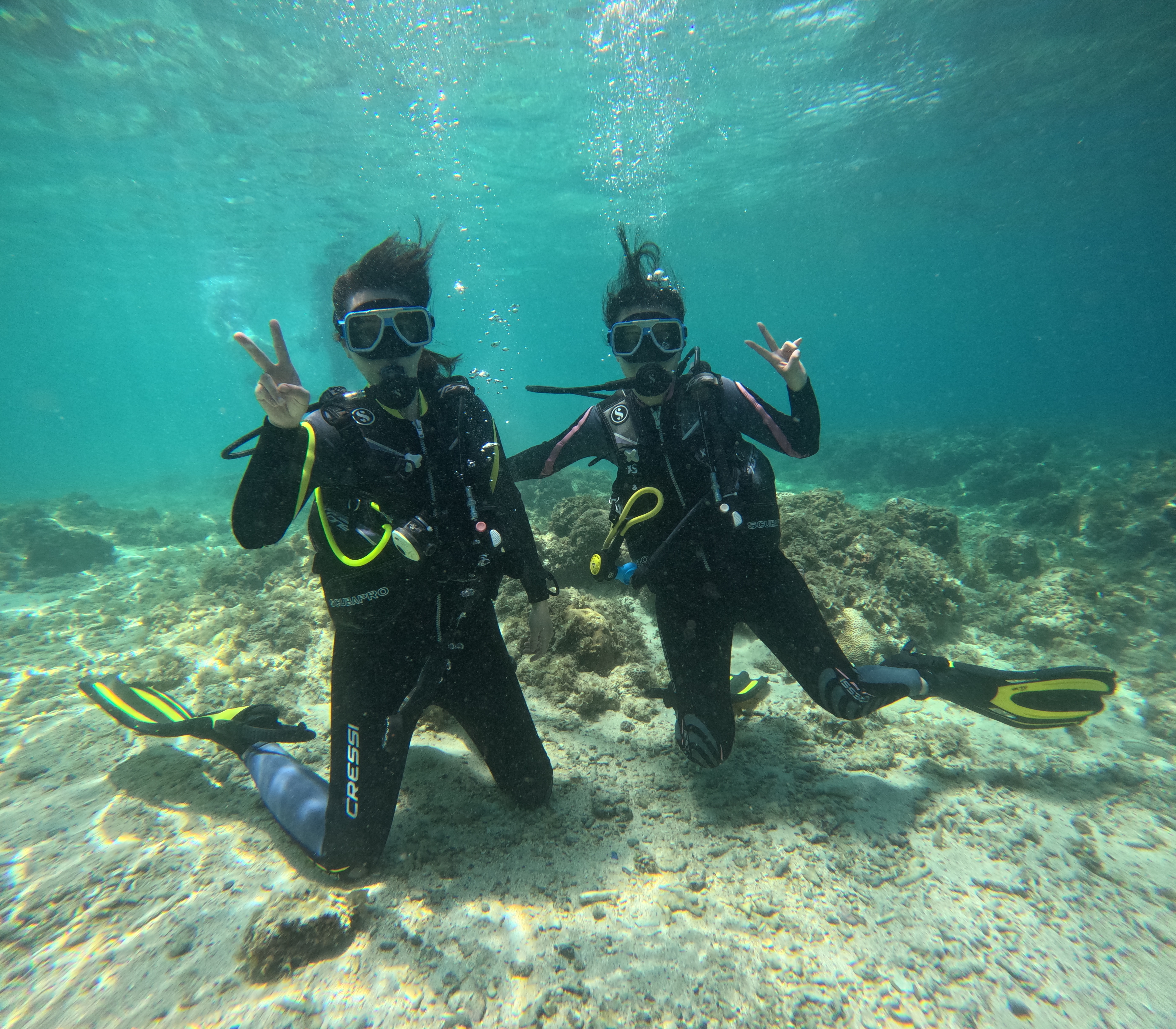Moalboalの海をイメージ